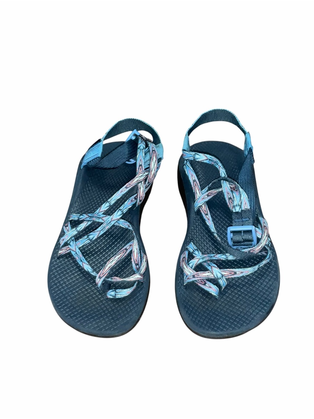 Chaco Z/Cloud X2 Blue Multicolor Outdoor Hiking Sandals Size 9